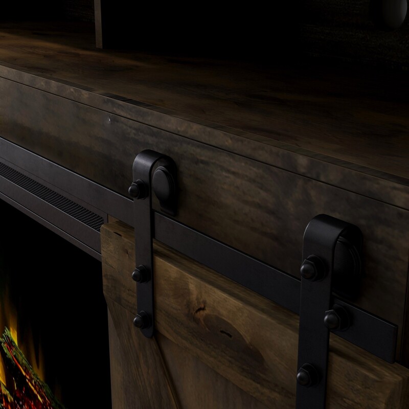 Farmhouse 66" Fireplace Console FH5120BNW