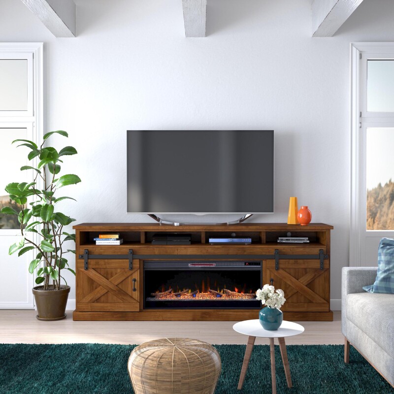 Farmhouse 94" Fireplace Console FH5420BNW