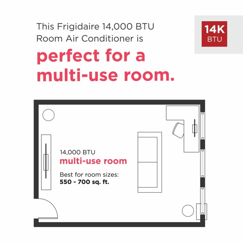 14K BTU Portable AC view 18