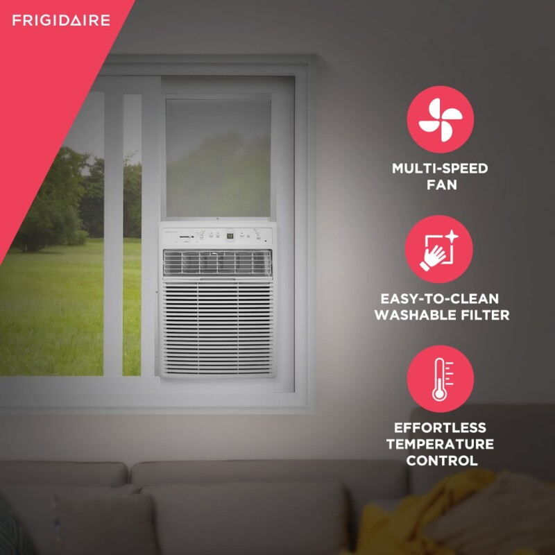 10,000 BTU Slider Casement Window Room Air Conditioner view 4