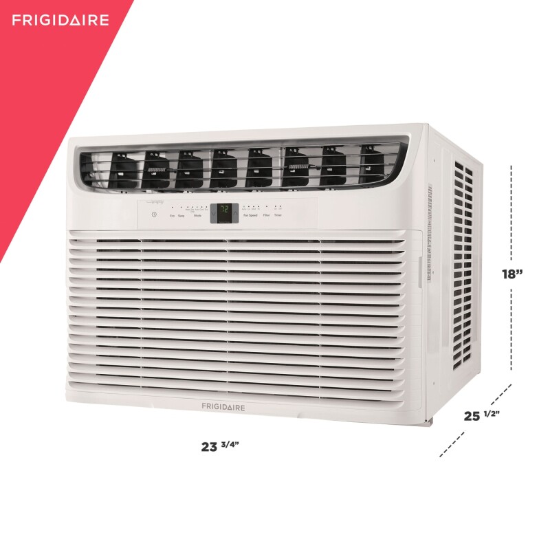 18,000 BTU Window Room Air Conditioner with Supplemental Heat FHWE182WB2