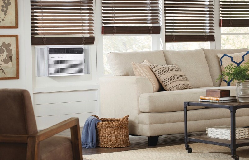8,000 BTU Window Room Air Conditioner with Supplemental Heat FHWH084WB1