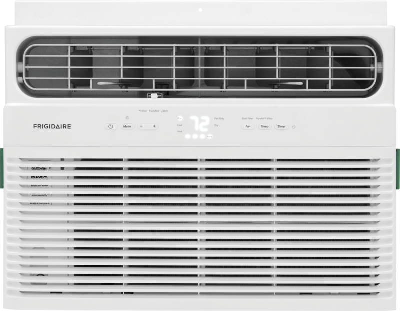 8,000 BTU Window Room Air Conditioner with Supplemental Heat FHWH084WB1