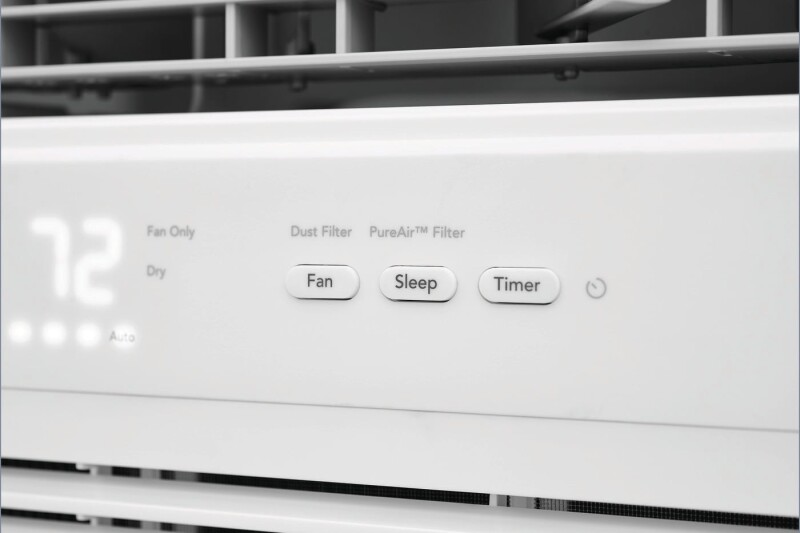12,000 BTU Window Room Air Conditioner with Supplemental Heat FHWH124WB2