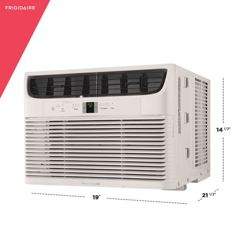 10,000 BTU Connected Window-Mounted Room Air Conditioner FHWW103WB1, product image 3 of 10