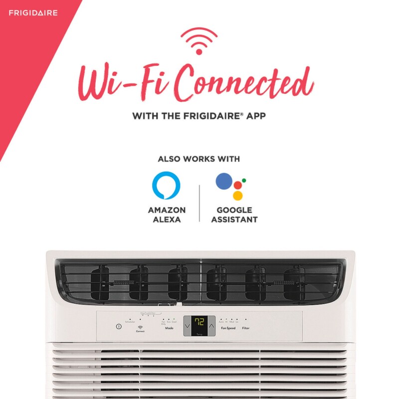 10,000 BTU Connected Window-Mounted Room Air Conditioner FHWW103WB1, product image 4 of 10