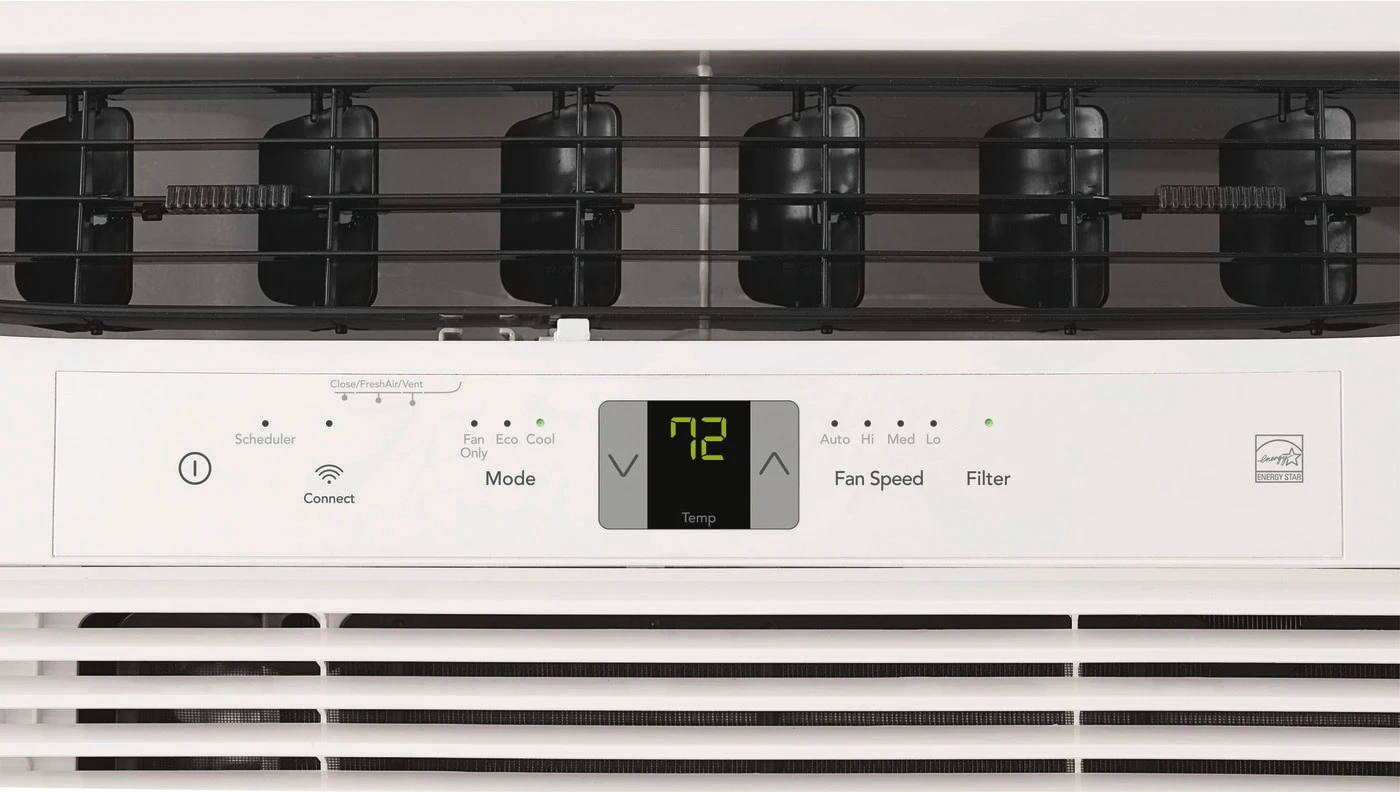 10,000 BTU Connected Window-Mounted Room Air Conditioner FHWW103WBE, product image 4 of 5