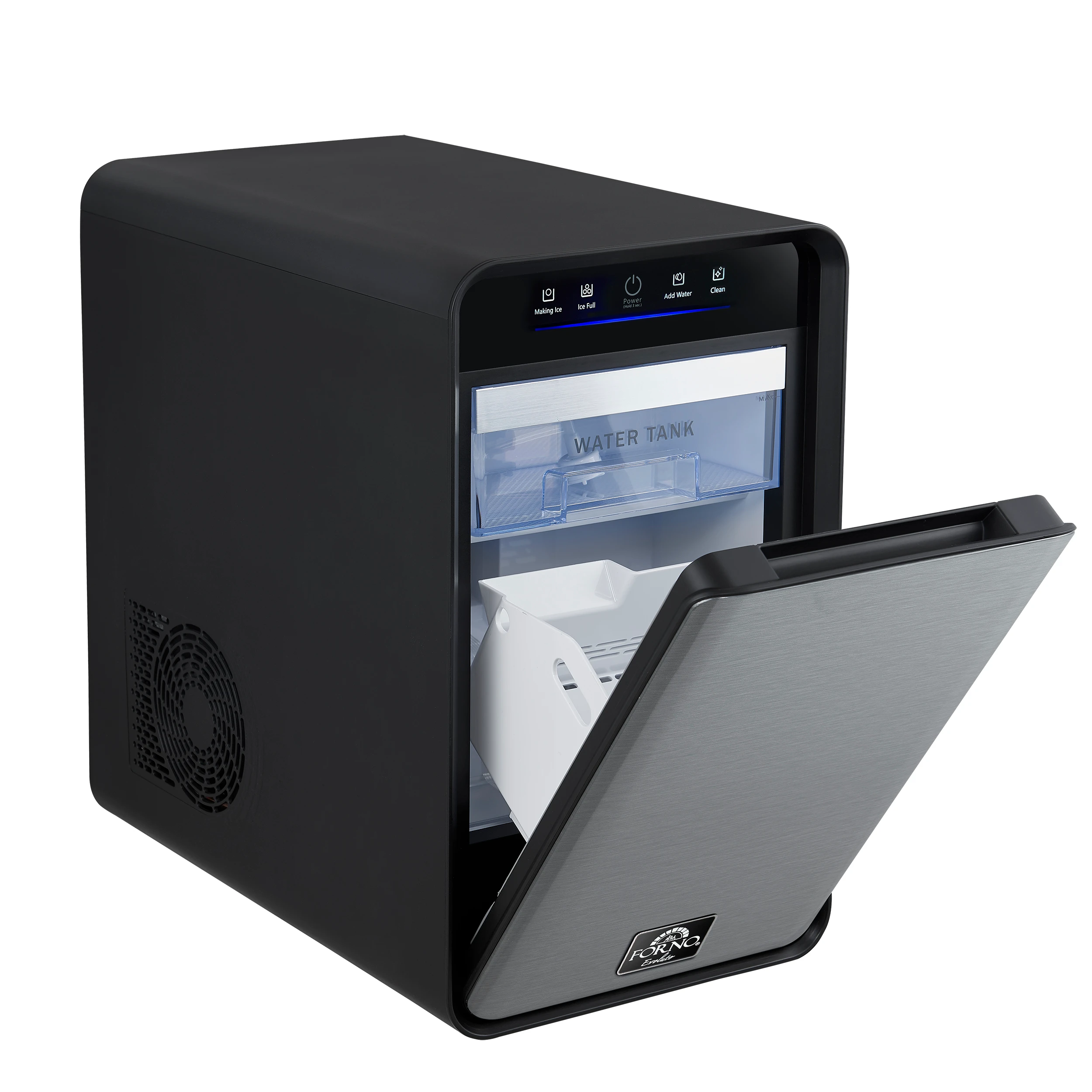 Sferico 11-in Ice Maker, black, 32 clear 2-in slow-melting spheres daily, stores more than 10 balls FIMFS735211BLK