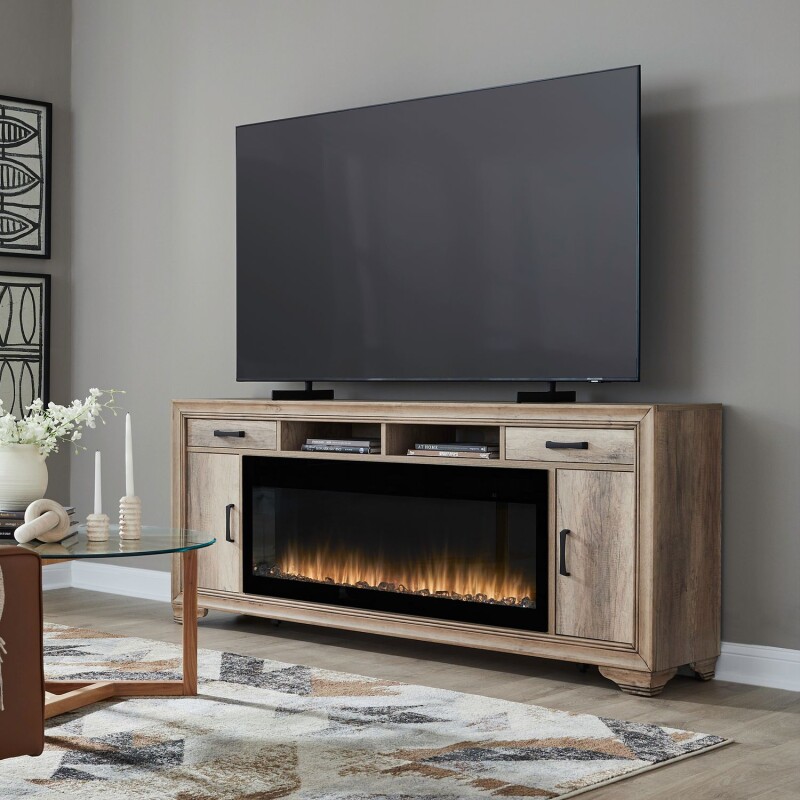 Fireplace TV Consoles 439 78 Inch Console w/ Fire FT FIREBOX43978FT