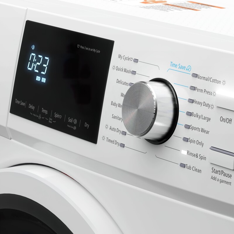 2.7 cu. ft. All-in-One Washer & Dryer Combo in White FLC3CWH