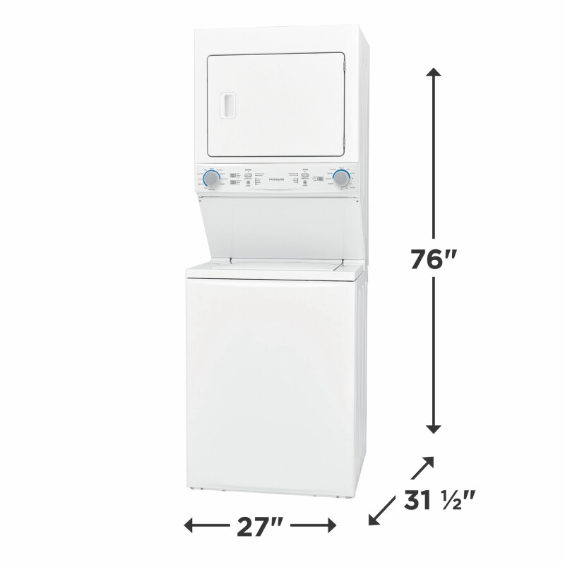 Electric Washer/Dryer Laundry Center - 3.9 Cu. Ft Washer and 5.5 Cu. Ft. Dryer view 2