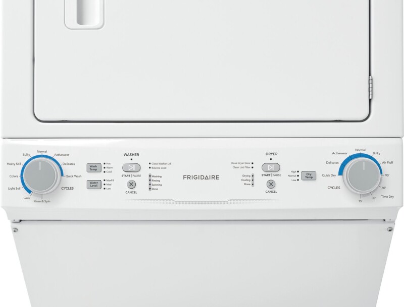 Electric Washer/Dryer Laundry Center - 3.9 Cu. Ft Washer and 5.5 Cu. Ft. Dryer view 5