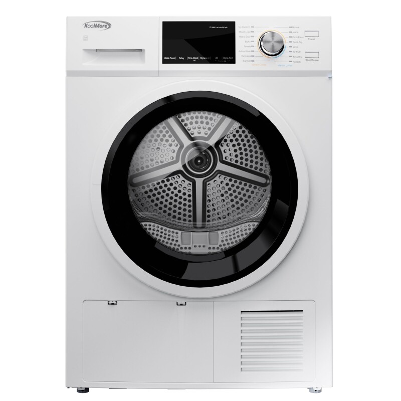 4.4 cu. ft. Large Capacity Stackable Ventless Front Load Dryer in White, 240V. FLD5CWHP