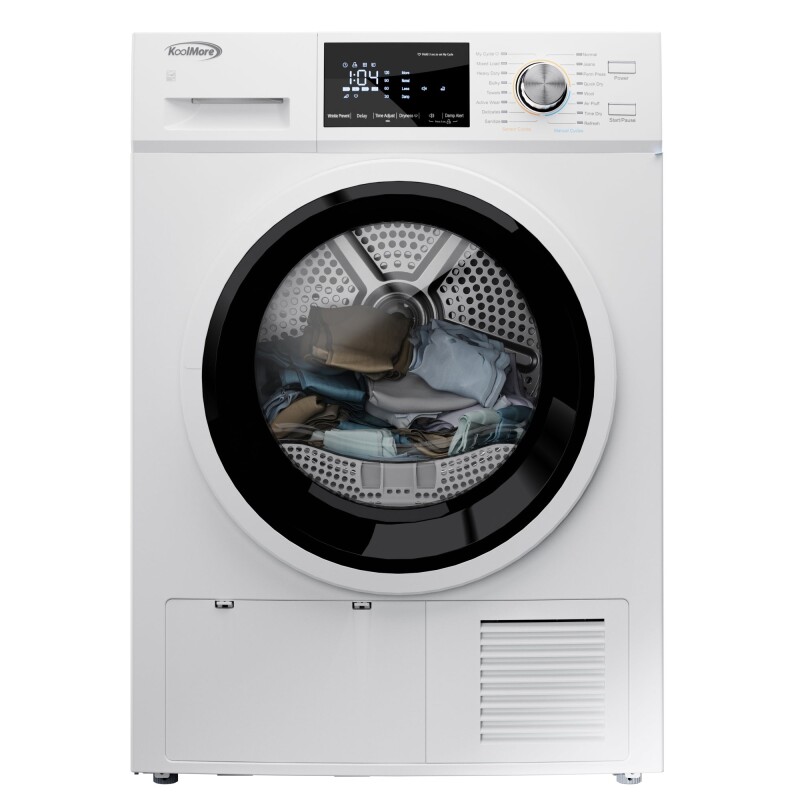 4.4 cu. ft. Large Capacity Stackable Ventless Front Load Dryer in White, 240V. FLD5CWHP, product image 2 of 11
