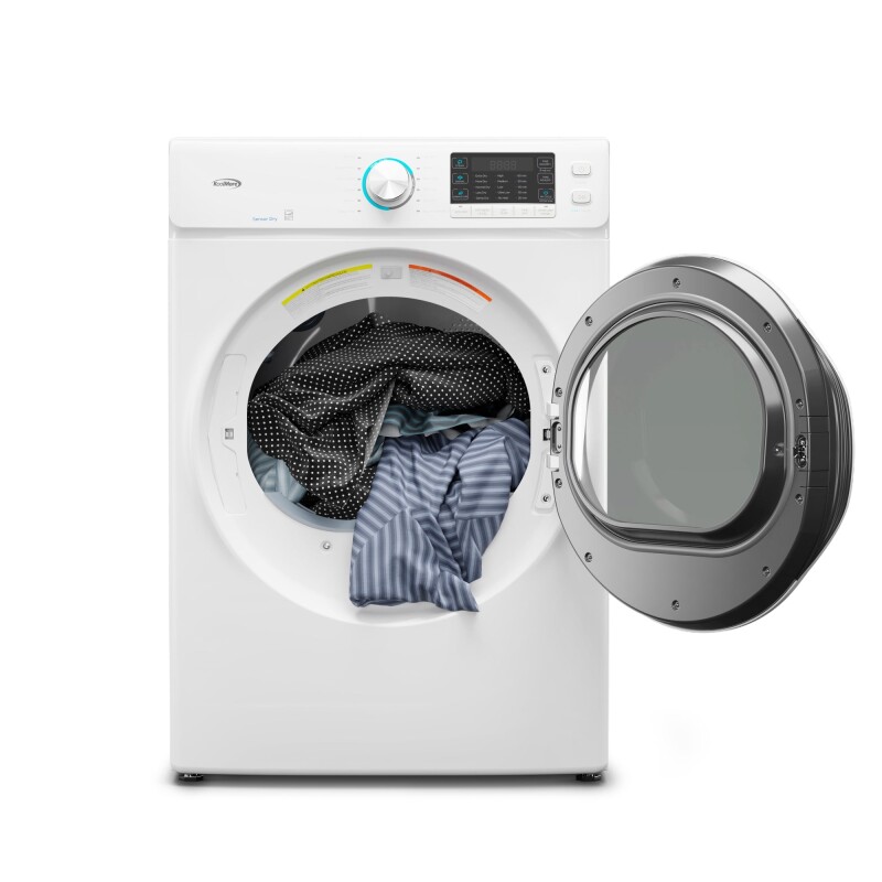 8 cu. ft. Large Capacity Stackable Vented Electric Front Load Dryer in White, 240V FLD8CWH, product image 5 of 12