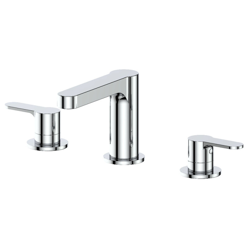 Fallen Leaf Widespread Bath Faucet In Chrome FLFBFCH