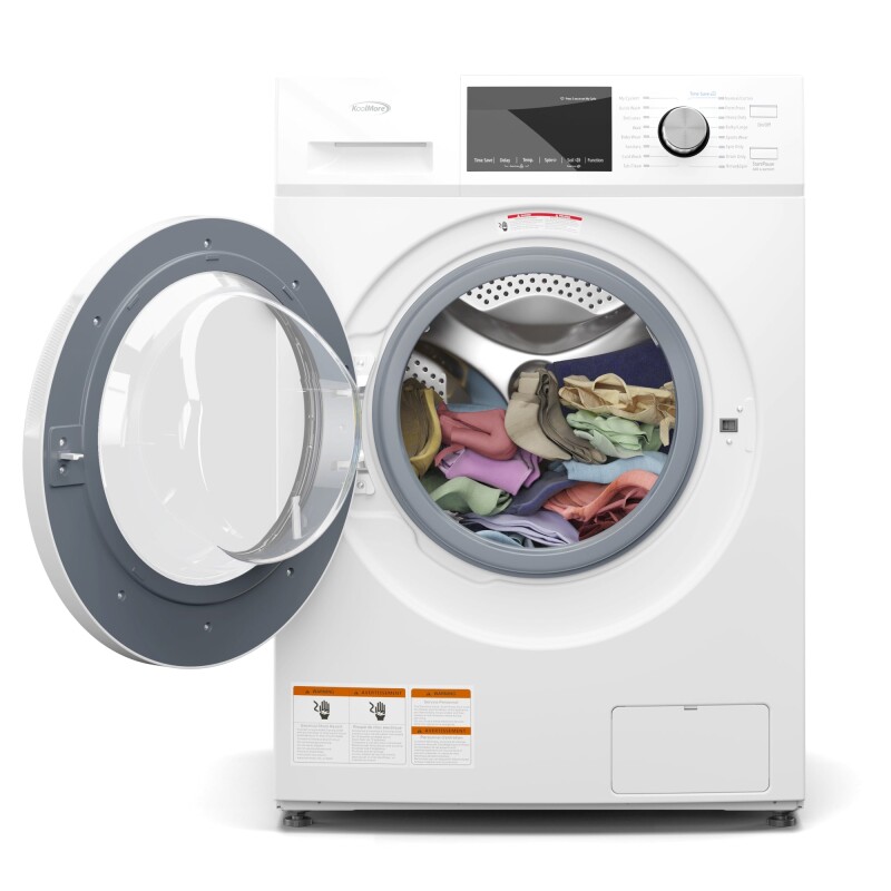 2.7 cu. ft. Stackable Front Load Compact Washing Machine in White FLW3CWH, product image 2 of 10