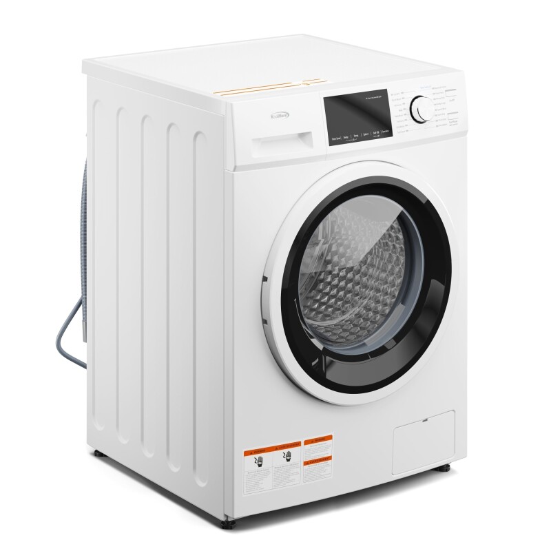 2.7 cu. ft. Stackable Front Load Compact Washing Machine in White FLW3CWH, product image 4 of 10