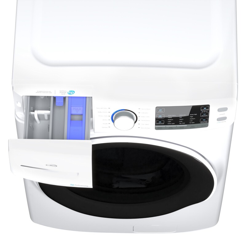 4.5 cu. ft. Large Capacity Stackable Front Load Washing Machine in White. FLW5CWH, product image 7 of 10