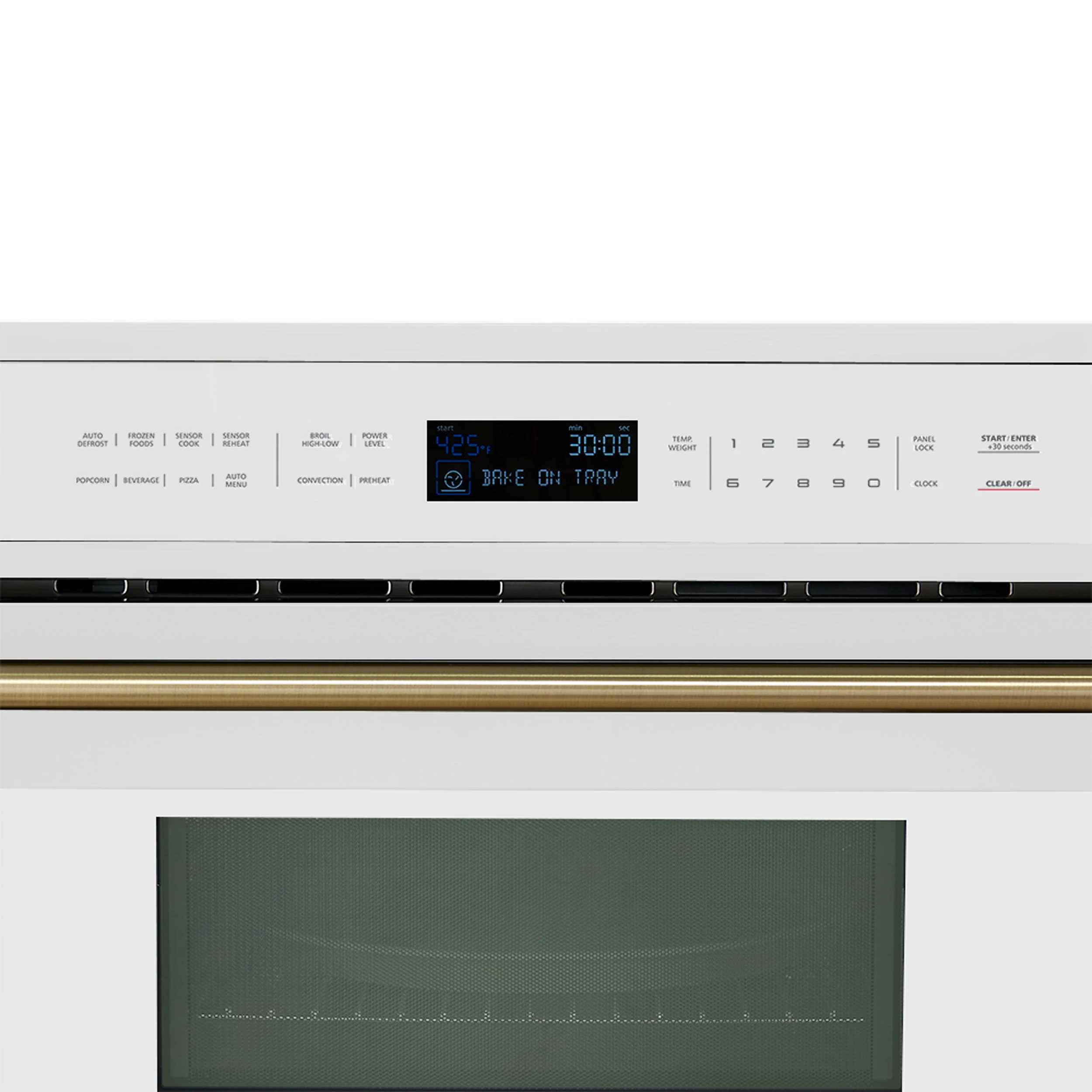 Oliena Espresso White 30 Inch 1750 Watt Compact Oven & 1000 Watt Microwave, 1.6 cu. ft. FMWDR309330WHT