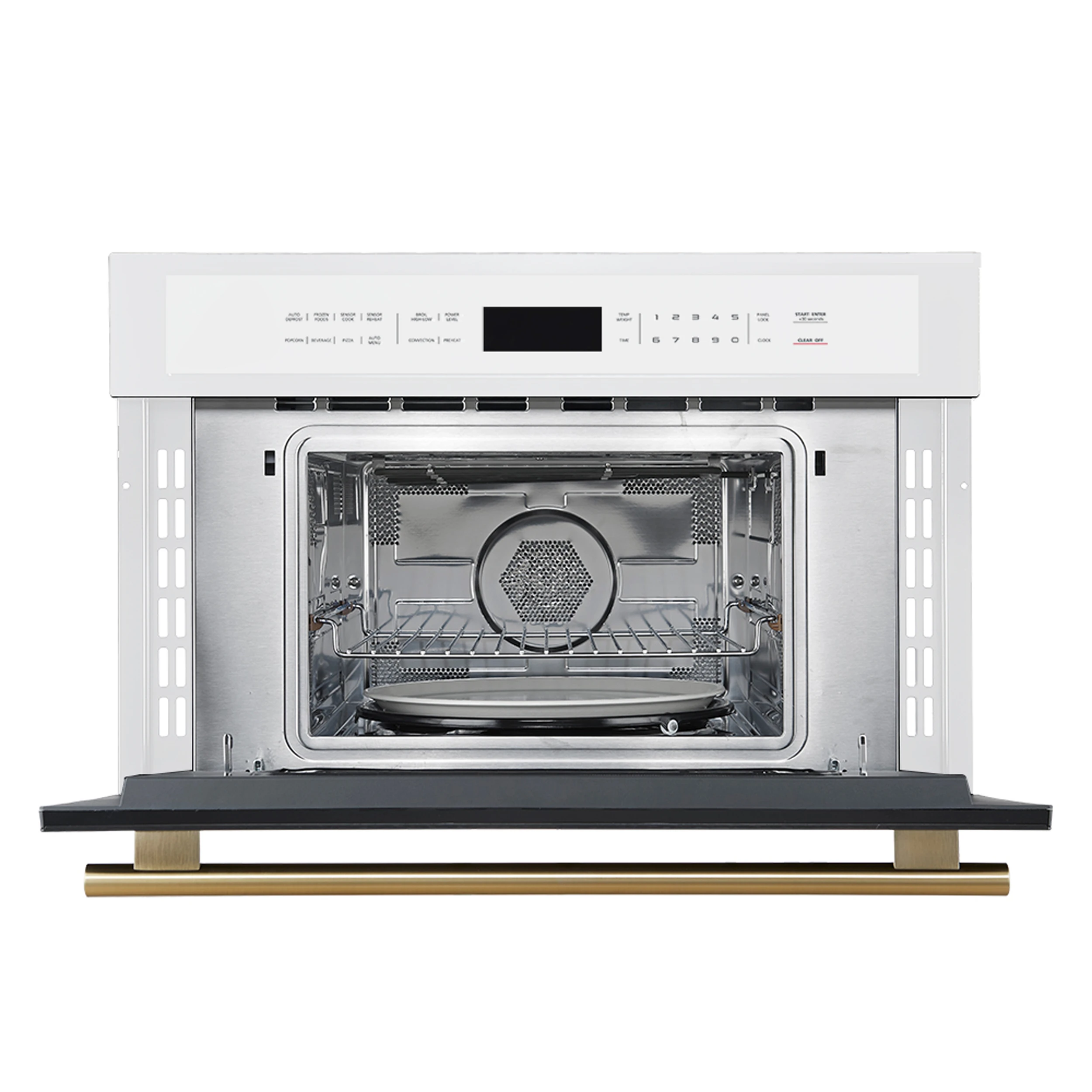 Oliena Espresso White 30 Inch 1750 Watt Compact Oven & 1000 Watt Microwave, 1.6 cu. ft. FMWDR309330WHT