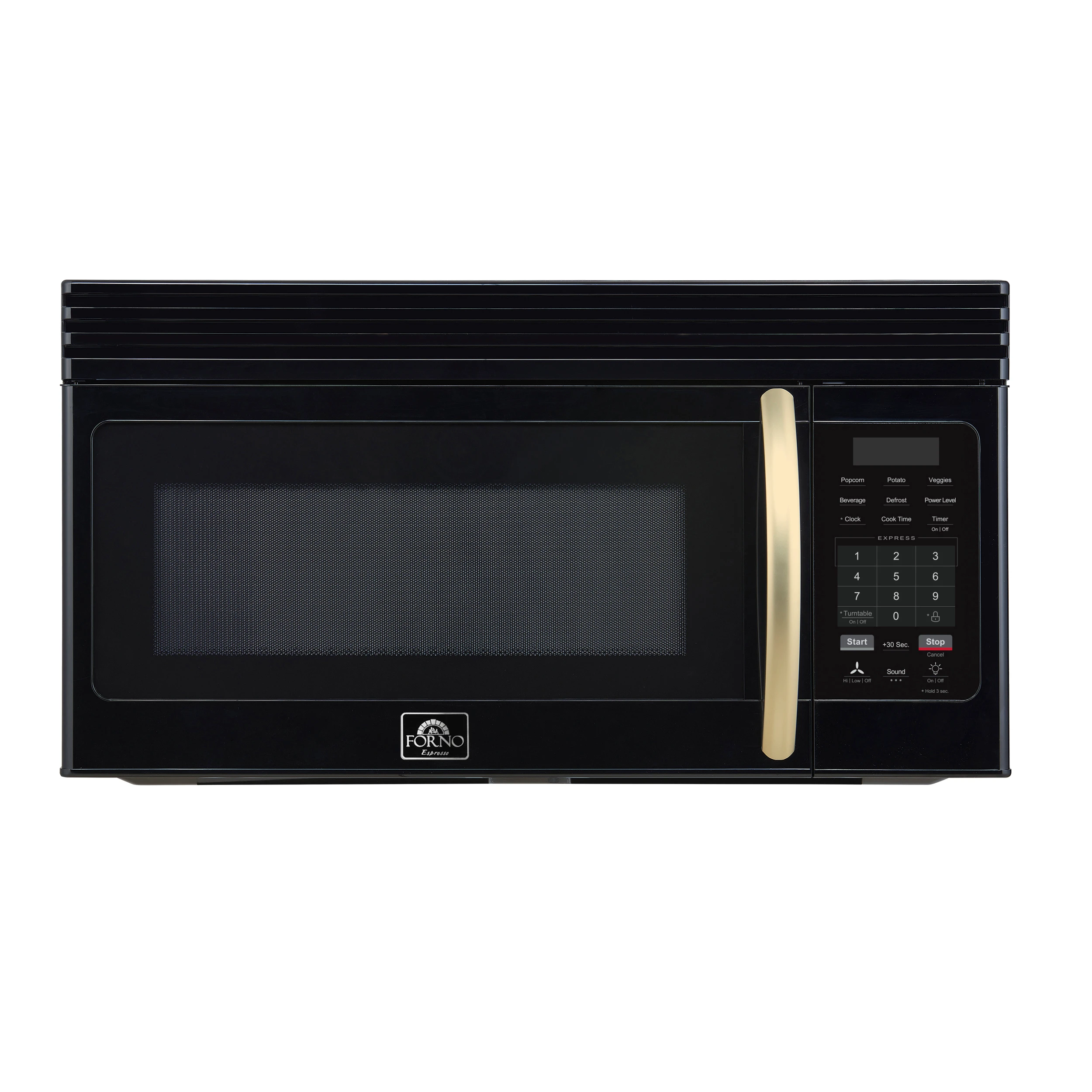 Scalo 30-Inch Over the Range Microwave, – 1.6 cu.ft, 300 CFM Vent, Touch Control, LED Light FOTR300730BLK