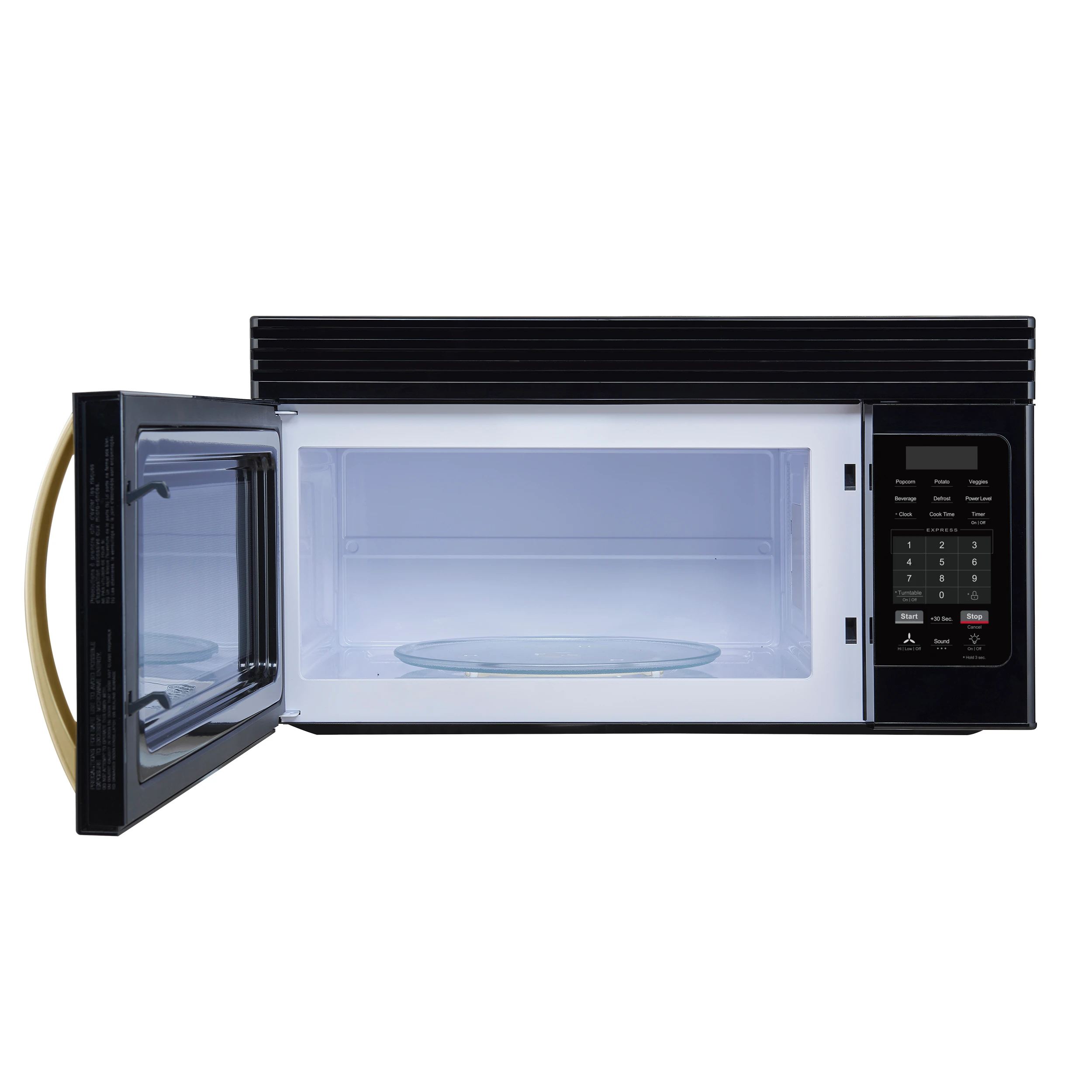 Scalo 30-Inch Over the Range Microwave, – 1.6 cu.ft, 300 CFM Vent, Touch Control, LED Light FOTR300730BLK