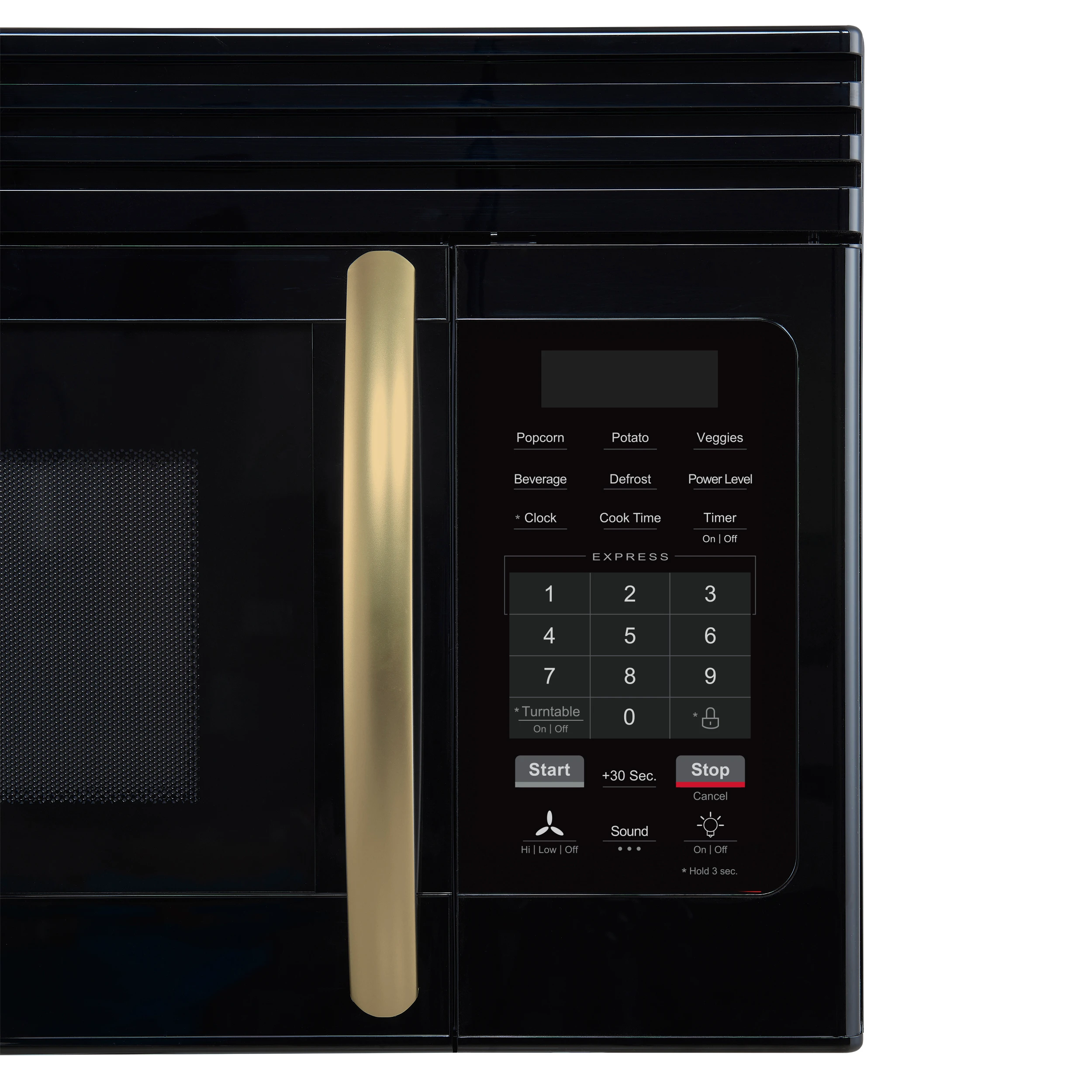 Scalo 30-Inch Over the Range Microwave, – 1.6 cu.ft, 300 CFM Vent, Touch Control, LED Light FOTR300730BLK