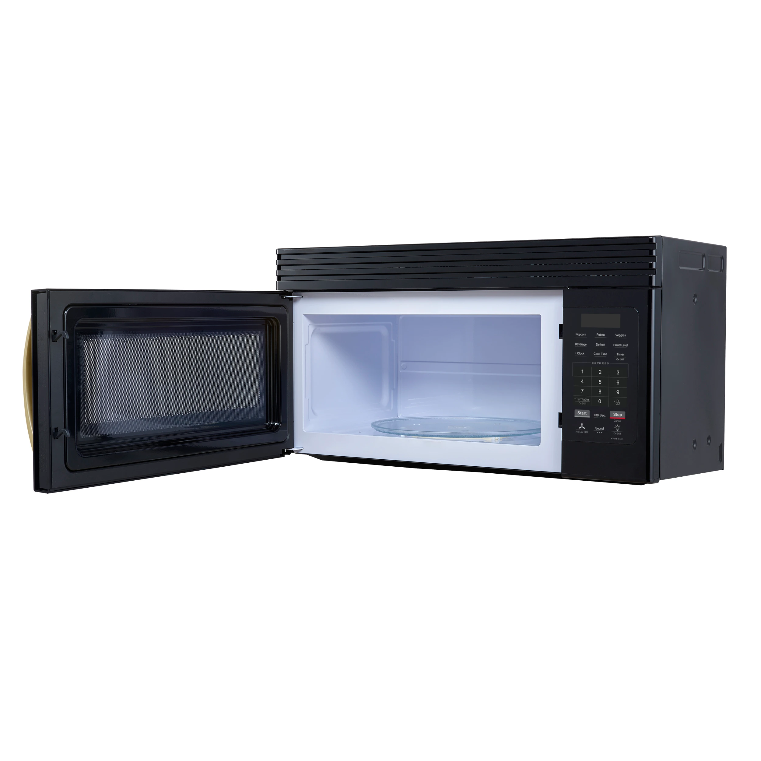 Scalo 30-Inch Over the Range Microwave, – 1.6 cu.ft, 300 CFM Vent, Touch Control, LED Light FOTR300730BLK