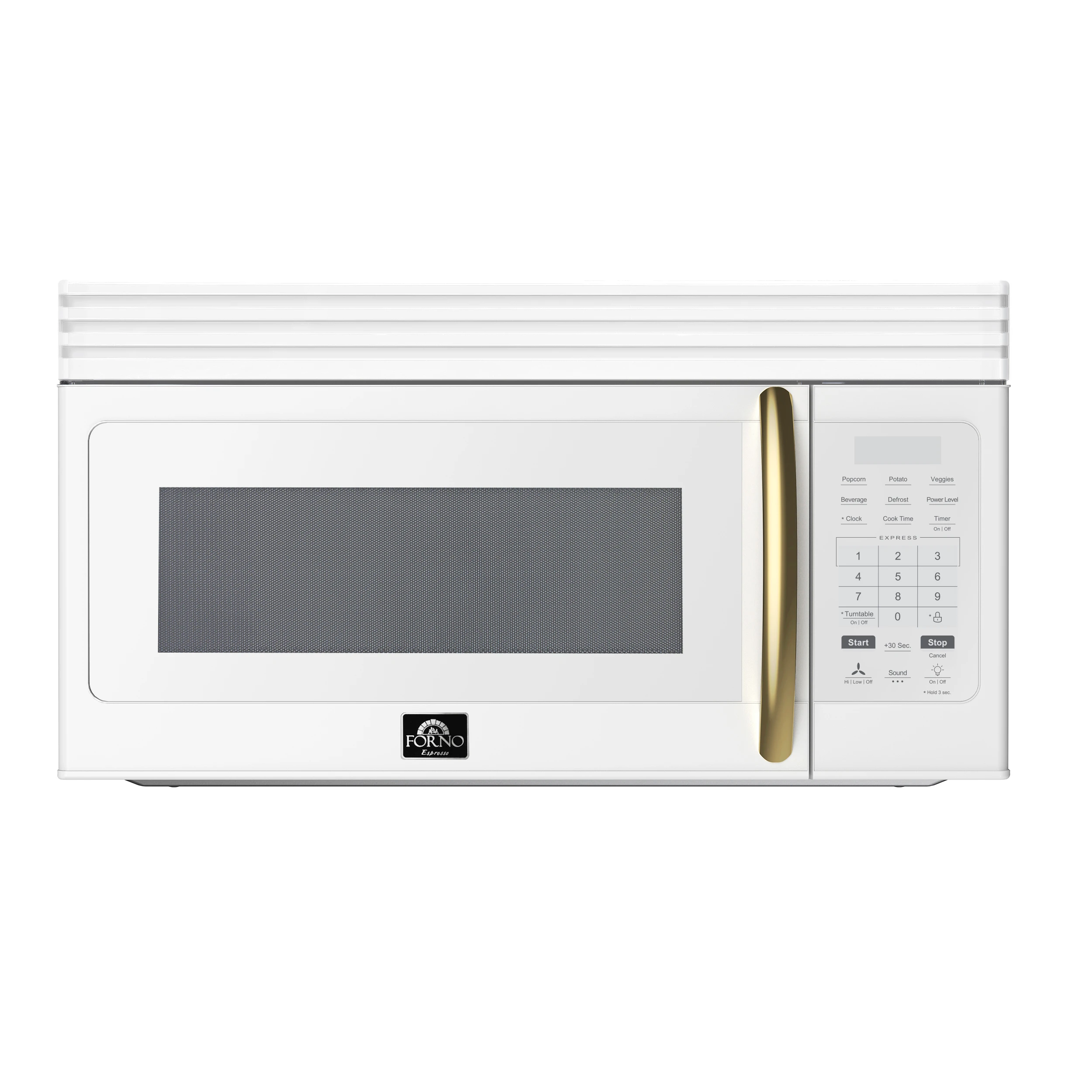 Scalo 30-Inch Over the Range Microwave, – 1.6 cu.ft, 300 CFM Vent, Touch Control, LED Light FOTR300730WHT
