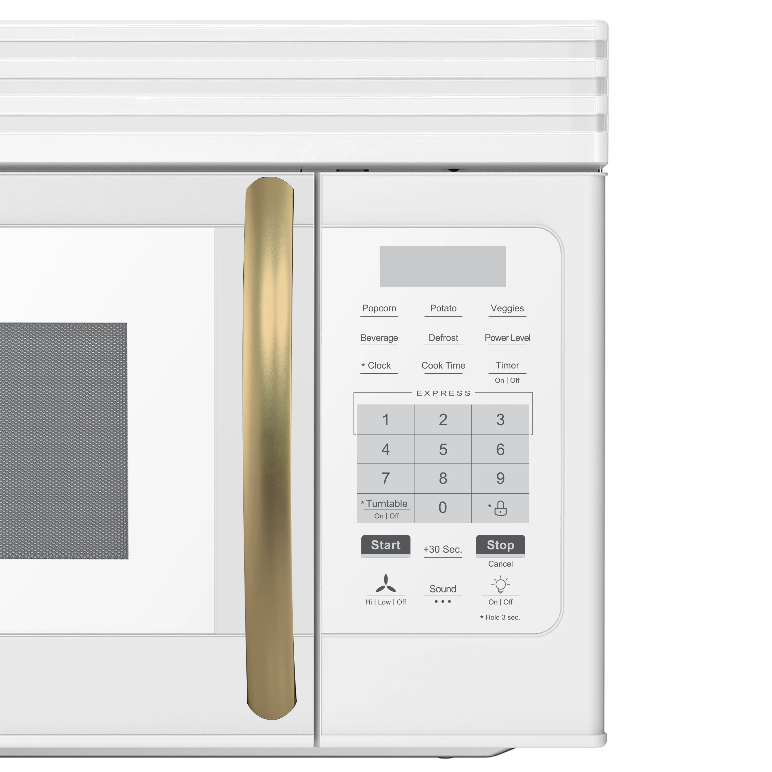 Scalo 30-Inch Over the Range Microwave, – 1.6 cu.ft, 300 CFM Vent, Touch Control, LED Light FOTR300730WHT