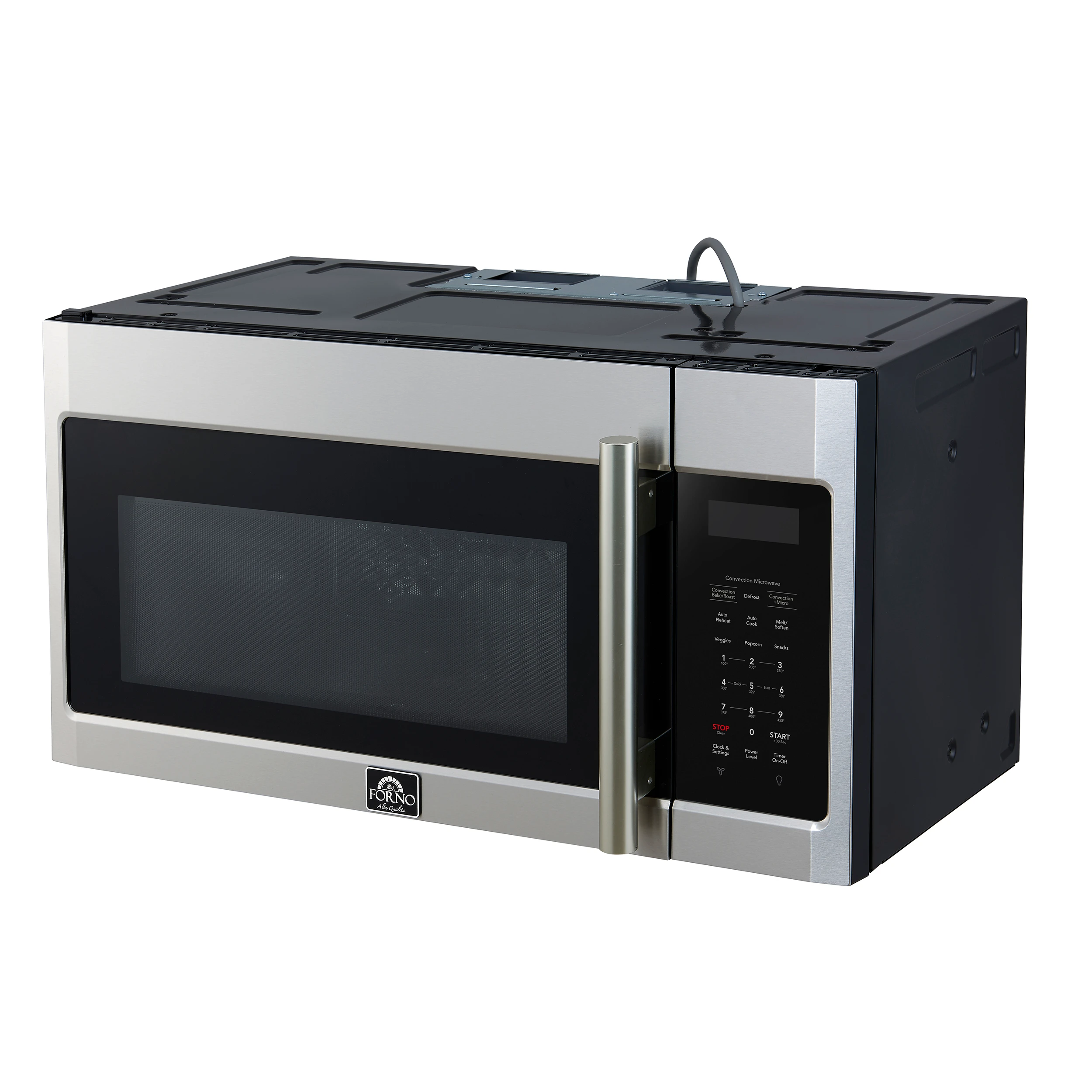 Fornace 30-Inch Over the Range Convection Microwave, – 1.5 cu.ft, 300 CFM Vent, Touch Control, LED Light FOTR303830