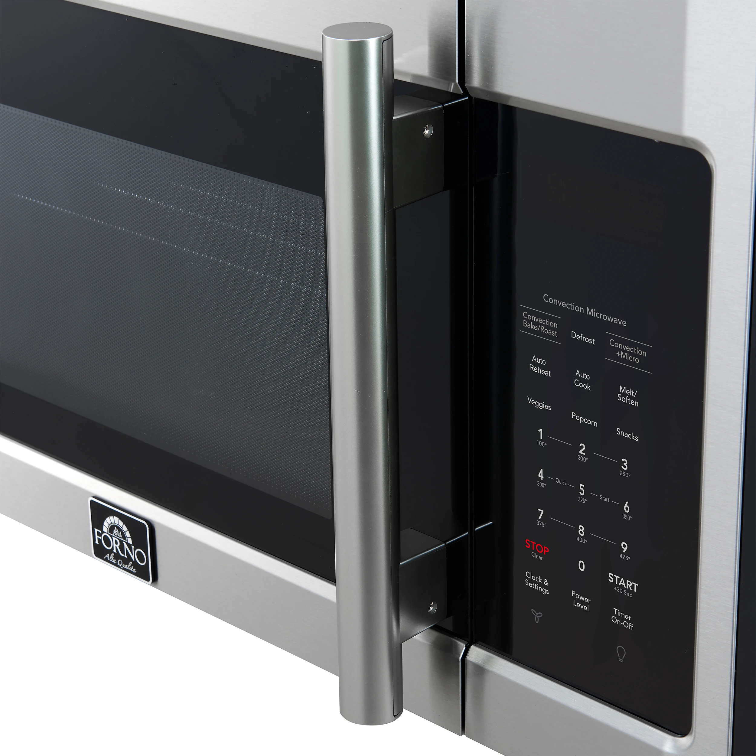 Fornace 30-Inch Over the Range Convection Microwave, – 1.5 cu.ft, 300 CFM Vent, Touch Control, LED Light FOTR303830