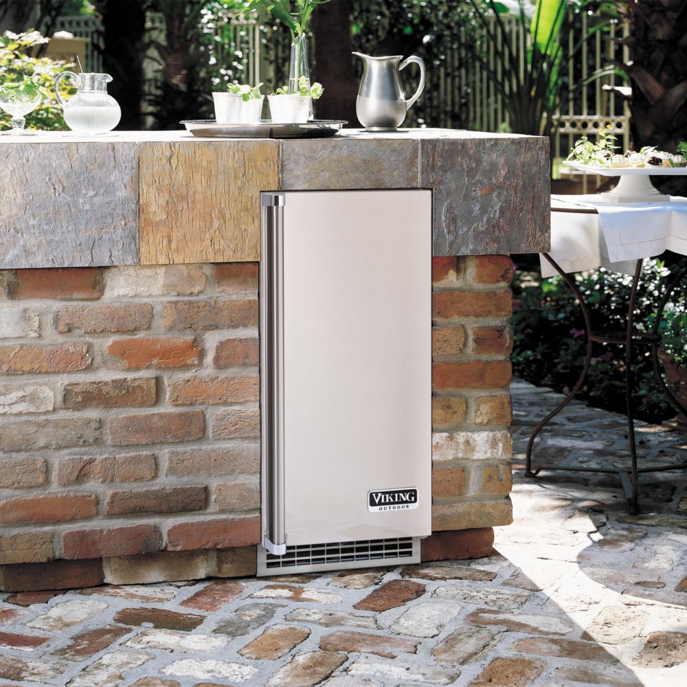 15" Outdoor Clear Ice Machine with Drain Pump FPIM515