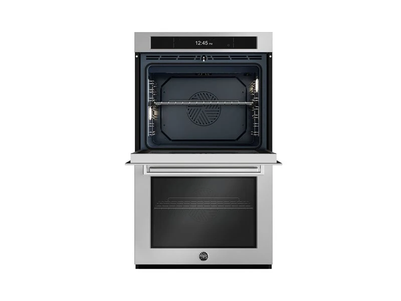 30 inch Double Electric Convection Oven with Self-Clean and Bertazzoni Assistant FPRO30FDSTX
