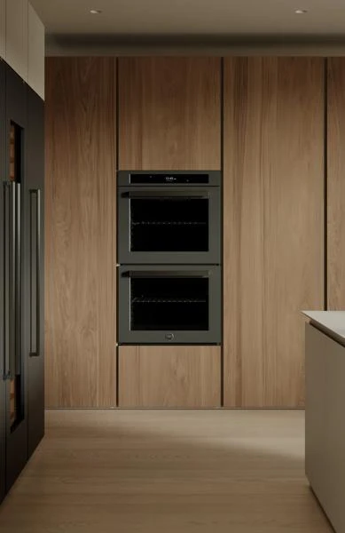 30 inch Electric Double Oven Combination with Steam, Self-Clean and Bertazzoni Assistant FPRO30FDVTC