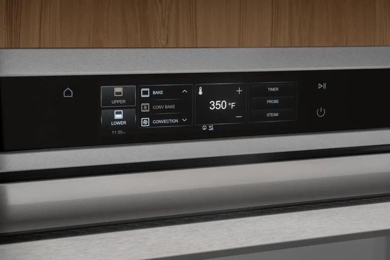 30 inch Electric Double Oven Combination with Steam, Self-Clean and Bertazzoni Assistant FPRO30FDVTX