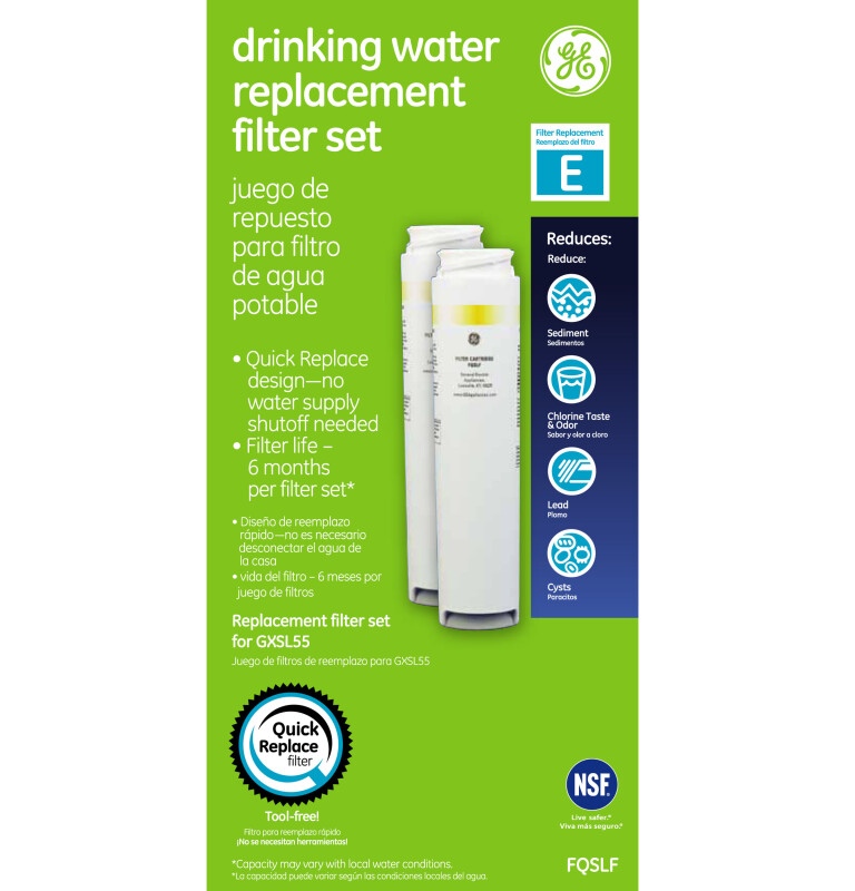 Dual Stage Drinking Water Replacement Filters FQSLF, product image 2 of 4