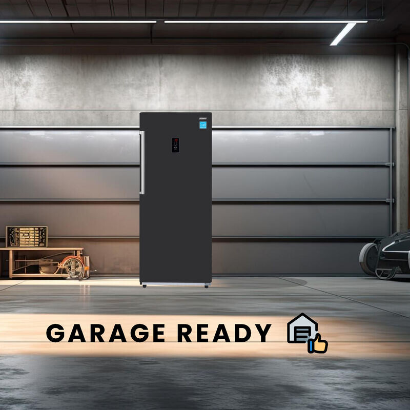 Conserv 14cf Upright Freezer CONVERTIBLE REF Garage Ready E-Star 28in wide 110V FR1400BREV, product image 9 of 29