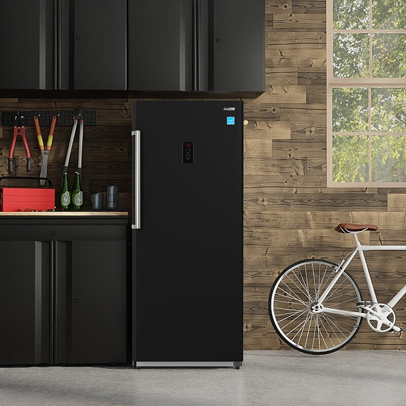 Conserv 14cf Upright Freezer CONVERTIBLE REF Garage Ready E-Star 28in wide 110V FR1400BREV, product image 17 of 29
