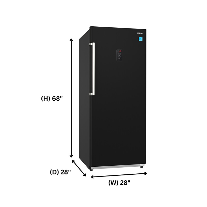 Conserv 14cf Upright Freezer CONVERTIBLE REF Garage Ready E-Star 28in wide 110V FR1400BREV, product image 29 of 29