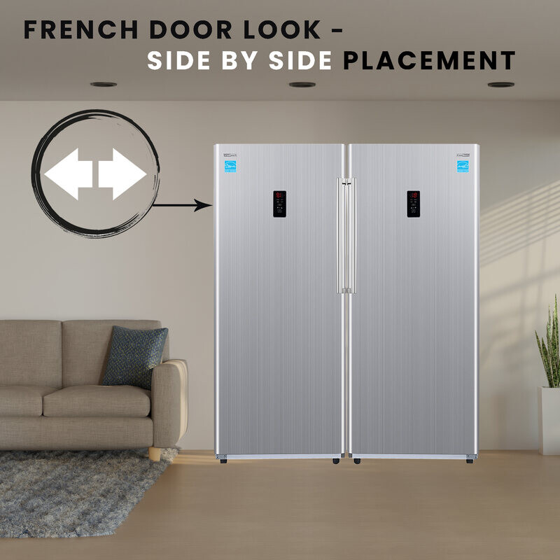 Conserv 14cf Upright Freezer CONVERTIBLE REF Garage Ready E-Star 28in wide 110V FR1400SREV, product image 5 of 32