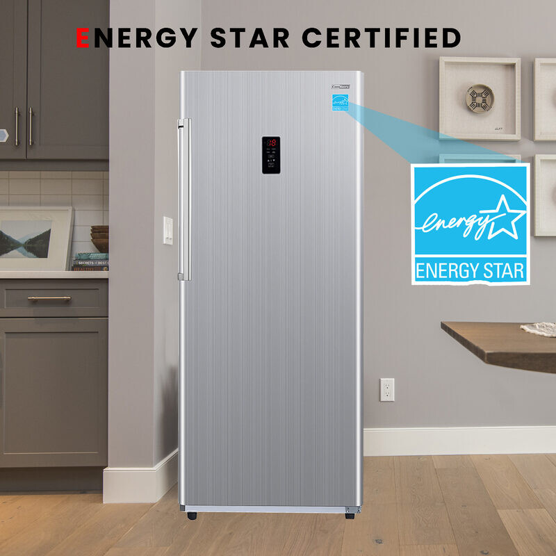 Conserv 14cf Upright Freezer CONVERTIBLE REF Garage Ready E-Star 28in wide 110V FR1400SREV, product image 6 of 32