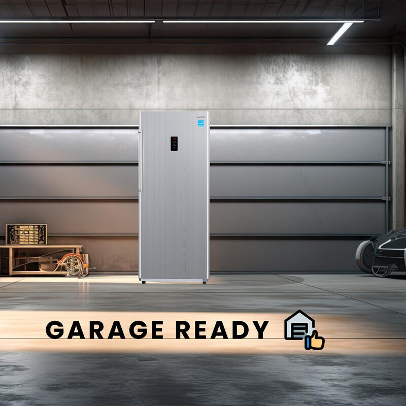 Conserv 14cf Upright Freezer CONVERTIBLE REF Garage Ready E-Star 28in wide 110V FR1400SREV, product image 8 of 32