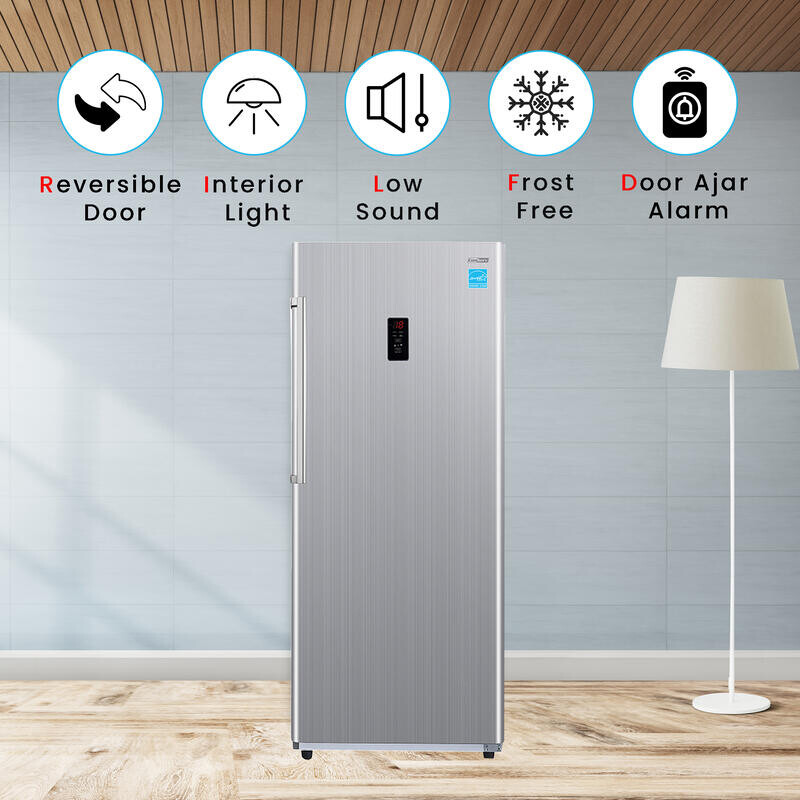 Conserv 14cf Upright Freezer CONVERTIBLE REF Garage Ready E-Star 28in wide 110V FR1400SREV, product image 9 of 32