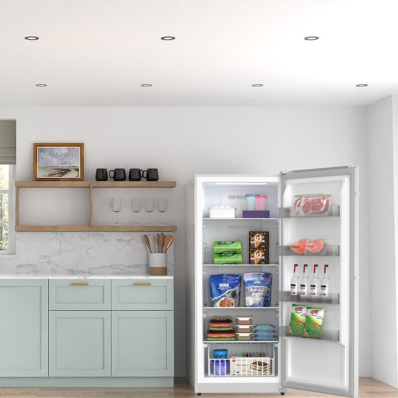 Conserv 14cf Upright Freezer CONVERTIBLE REF Garage Ready E-Star 28in wide 110V FR1400SREV, product image 24 of 32