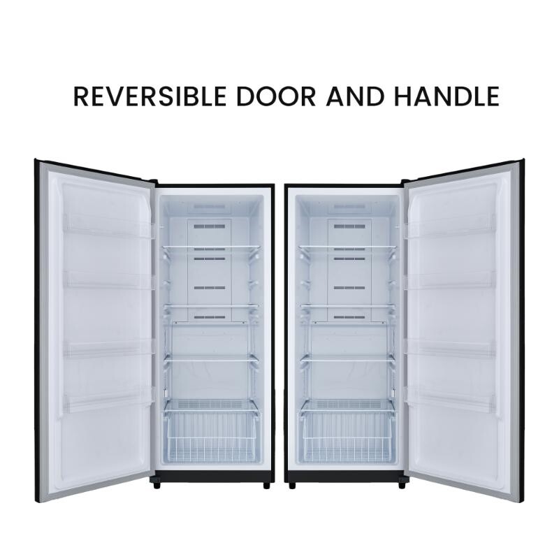 Conserv 17cf Upright Freezer CONVERTIBLE REF Garage Ready E-Star 28in wide 110V FR1700BREV, product image 2 of 29