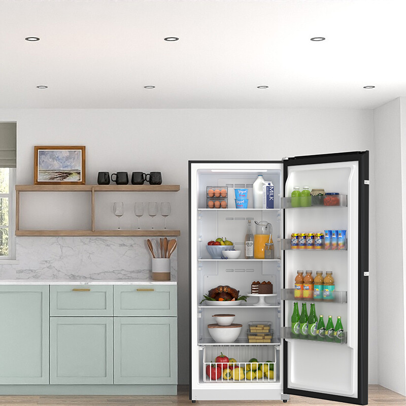 Conserv 17cf Upright Freezer CONVERTIBLE REF Garage Ready E-Star 28in wide 110V FR1700BREV, product image 12 of 29