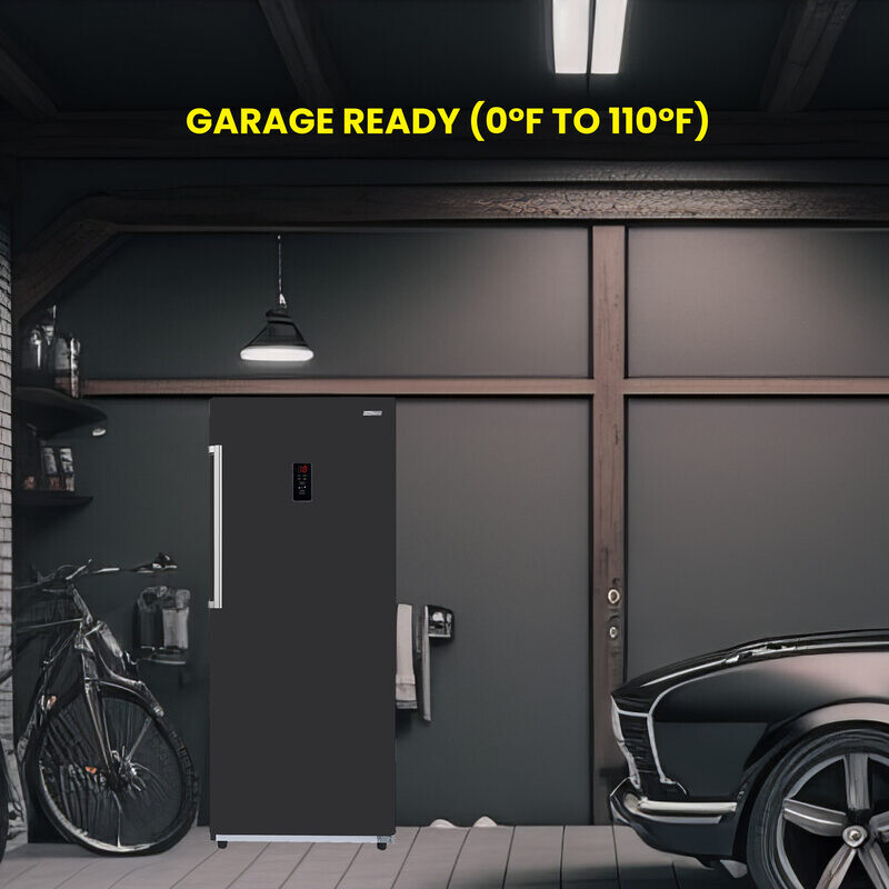 Conserv 17cf Upright Freezer CONVERTIBLE REF Garage Ready E-Star 28in wide 110V FR1700BREV, product image 18 of 29