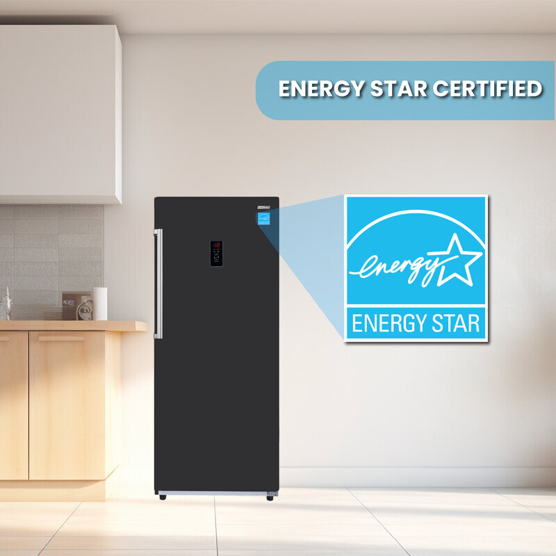 Conserv 17cf Upright Freezer CONVERTIBLE REF Garage Ready E-Star 28in wide 110V FR1700BREV, product image 22 of 29